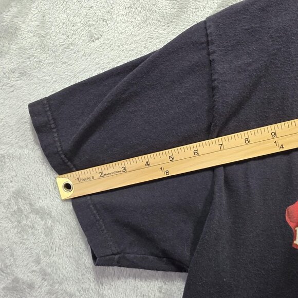 Vintage Harley-Davidson Shirt Mens XL Black Made in USA Skull Flag Graphic 90s - Picture 6 of 9